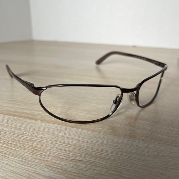 Ray-Ban RB3176 Flight 014/47 Sunglasses FRAMES ONLY Brown Made in Italy 60-17 - Picture 1 of 8